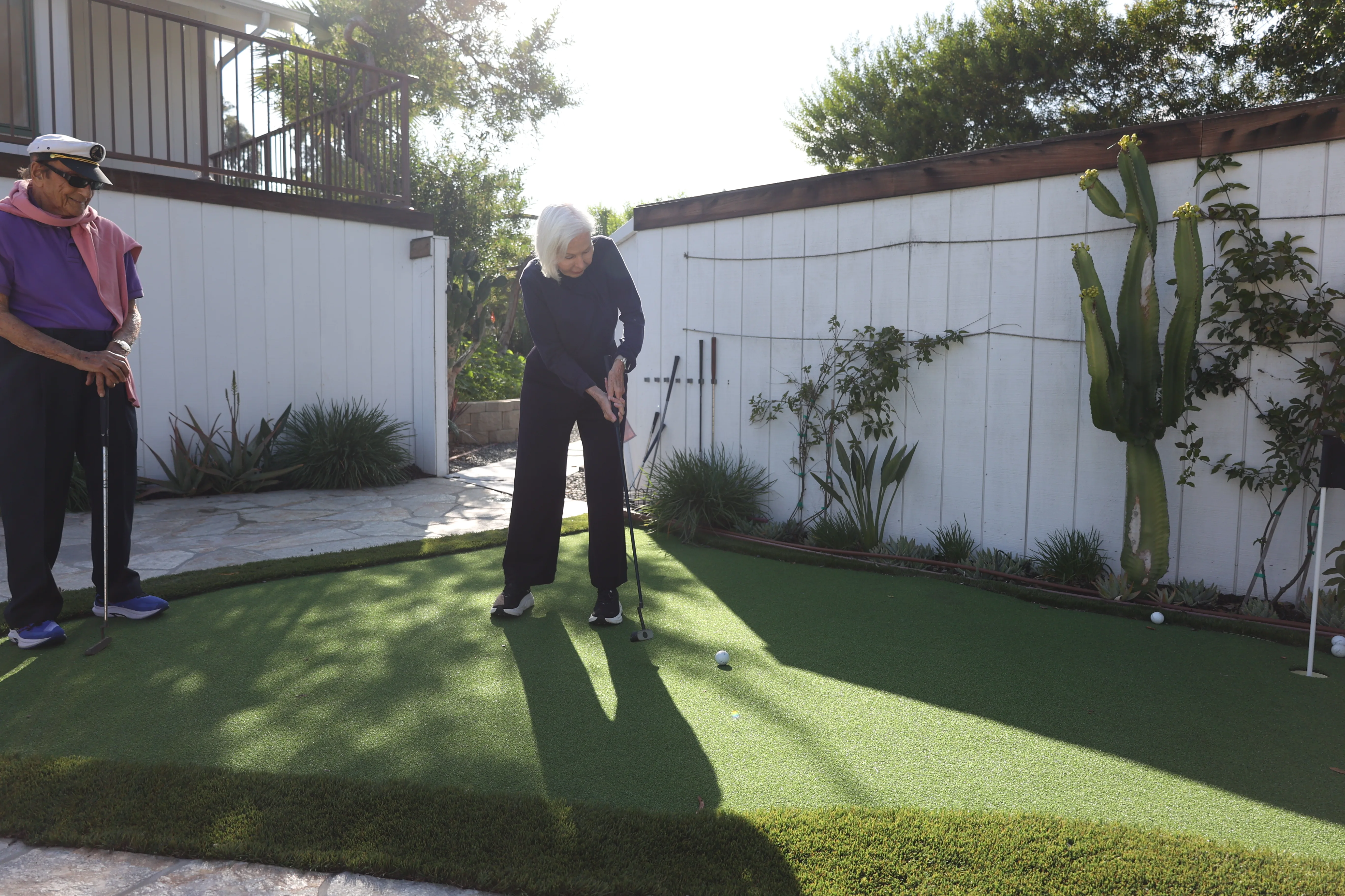 Putting green at Casa La Granada